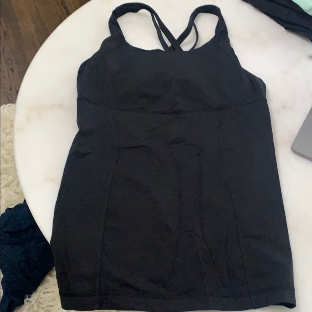 Lululemon, gently worn top  size 8